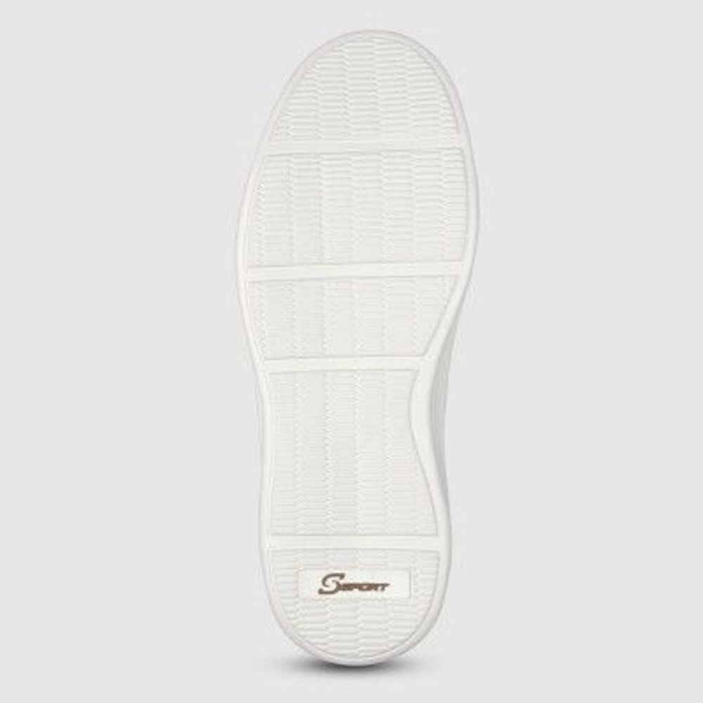S SPORT BY SKECHERS -  Men's Mesh Leather Slip On Sne Brown - Picture 3 of 3